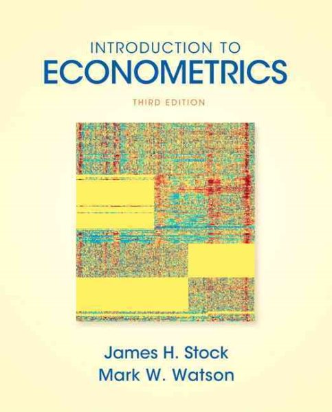 Introduction to Econometrics (Addison-wesley Series in Economics)