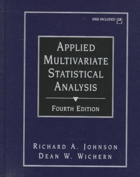 Applied Multivariate Statistical Analysis cover