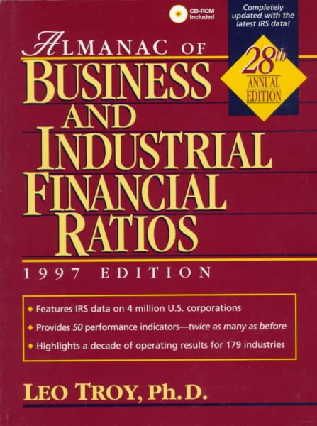 Almanac of Business and Industrial Financial Ratios: 1997 (28th Edition) cover