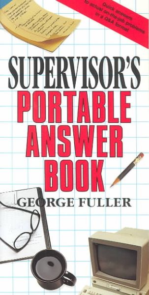 Supervisor's Portable Answer Book cover