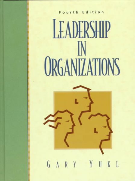 Leadership in Organizations (4th Edition) cover