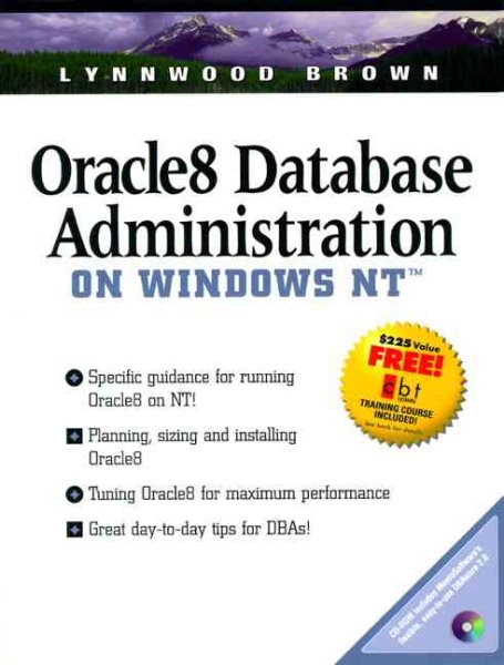 Oracle8 Database Administration on Windows NT with CDROM cover