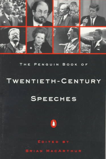 20th-Century Speeches, The Penguin Book of