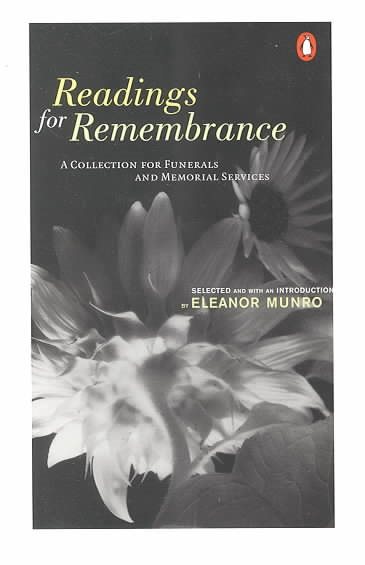 Readings for Remembrance: A Collection for Funerals and Memorial Services cover