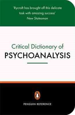 A Critical Dictionary of Psychoanalysis, Second Edition (Penguin Reference Books) cover