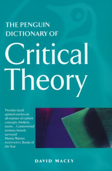 The Penguin Dictionary of Critical Theory (Penguin Reference Books) cover