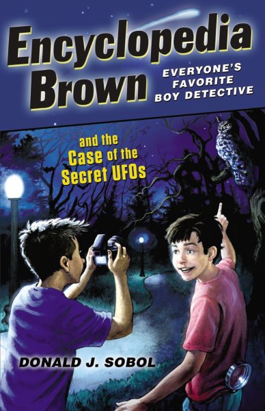 Encyclopedia Brown and the Case of the Secret UFOs cover