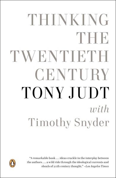 Thinking the Twentieth Century cover