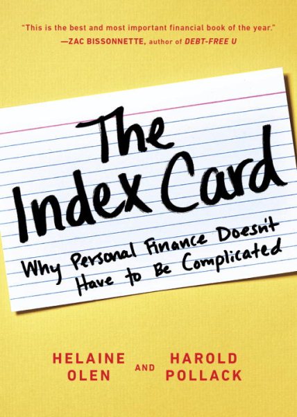 The Index Card: Why Personal Finance Doesn't Have to Be Complicated cover