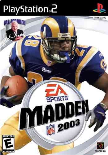 Madden NFL 2003 - Playstation 2 cover