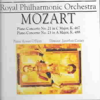 Mozart: Piano Concerto No. 21 in C Major,  K.467; Piano Concerto No. 23 in A Major K. 488 cover