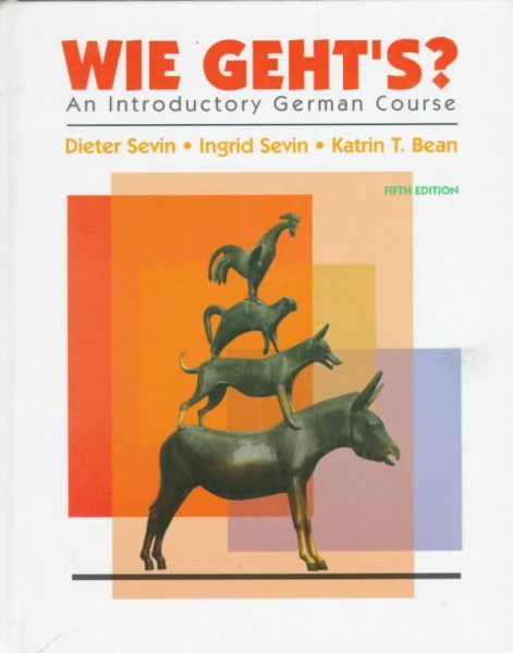 Wie Geht's?: An Introductory German Course cover