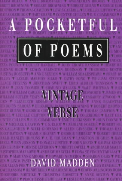 A Pocketful of Poems: Vintage Verse cover