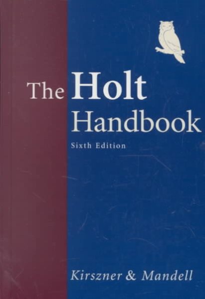 Holt Handbook cover