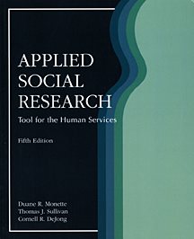 Applied Social Research: A Tool for the Human Services cover