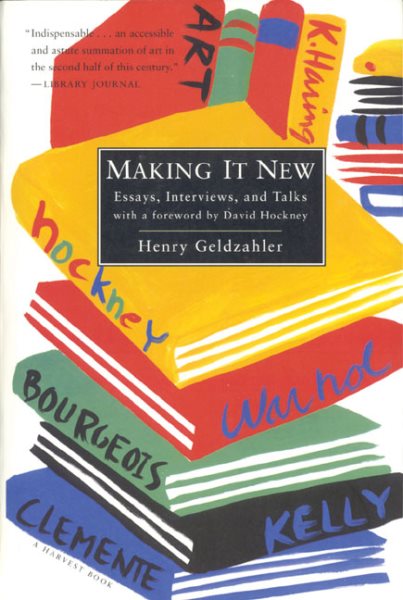 Making It New: Essays, Interviews, and Talks cover