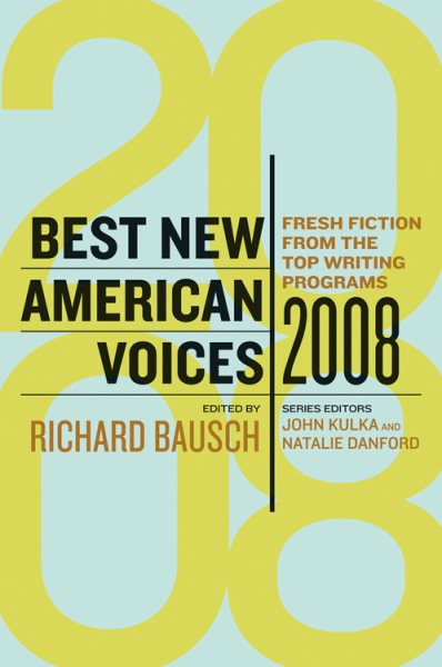 Best New American Voices 2008 cover