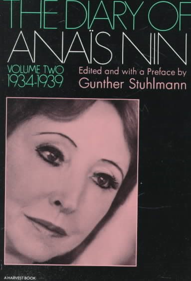 The Diary Of Anais Nin Volume 2 1934-1939: Vol. 2 (1934-1939) cover