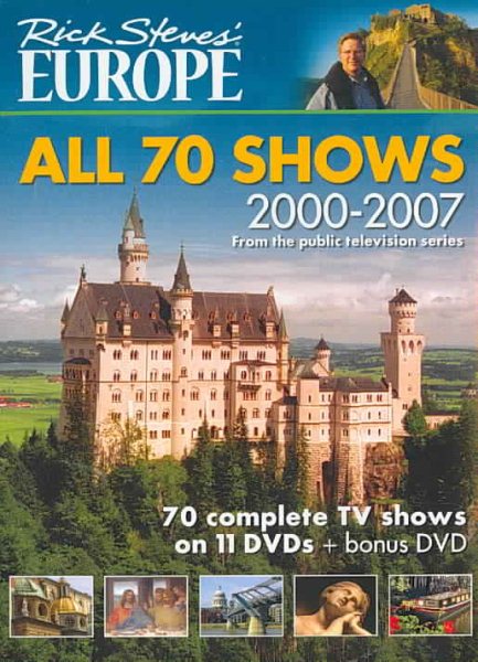 Rick Steves' Europe All 80 Shows DVD Boxed Set 2000-2009 cover