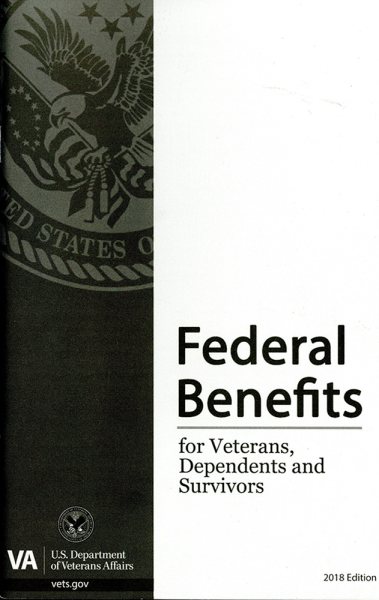 Federal Benefits for Veterans, Dependents, and Survivors 2018 cover