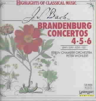 Brandenburg Concertos 4-6 cover