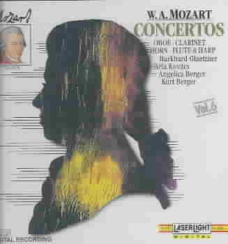 W.A. Mozart: Concertos (Oboe, Clarinet, Horn, Flute, and Harp) cover
