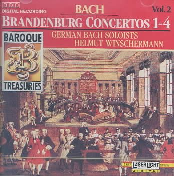 Baroque Treasuries 2: Bach Brandenburg Ctos 1-4 cover