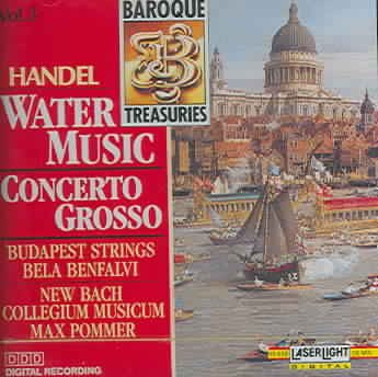 Baroque Treasuries 3: Handel Water Music cover