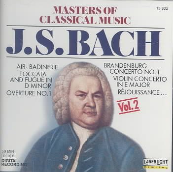 Masters Of Classical Music: J.S. Bach cover