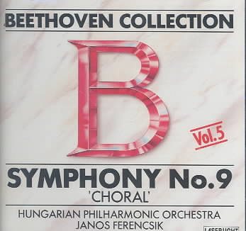 Beethoven Collection 5: Symphony 9 D Minor Op 125 cover