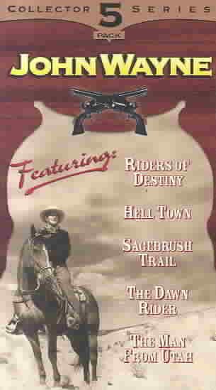 The Best John Wayne (Riders of Destiny / Hell Town / Sagebrush Trail / The Dawn Rider / The Man From Utah) [VHS] cover