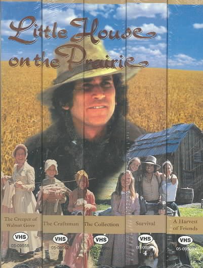 Little House on the Prairie (5 pack): Creeper of Walnut Grove, The Craftsman, The Collection, Survival, A Harvest of Friends [VHS] cover