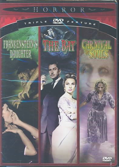 Frankenstein's Daughter/The Bat/Carnival of Souls cover