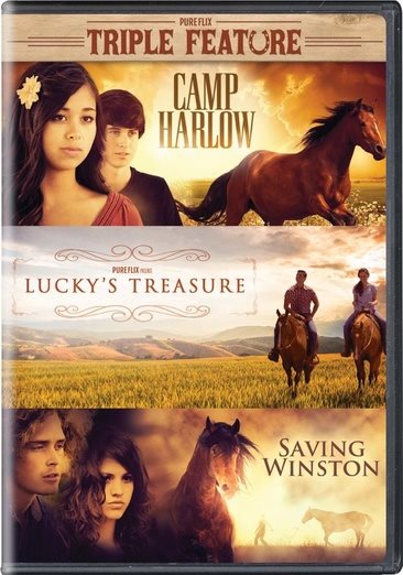 Camp Harlow / Lucky's Treasure / Saving Winston Triple Feature [DVD] cover