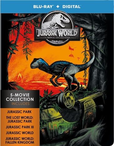 Jurassic World 5-Movie Collection [Blu-ray] cover