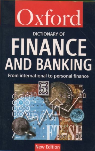 Dictionary of Finance and Banking cover