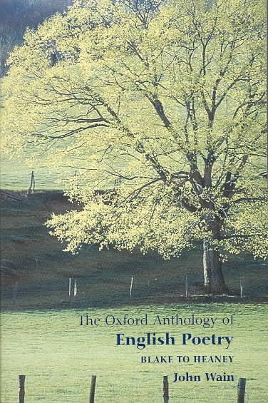 The Oxford Anthology of English Poetry: Volume II: Blake to Heaney cover