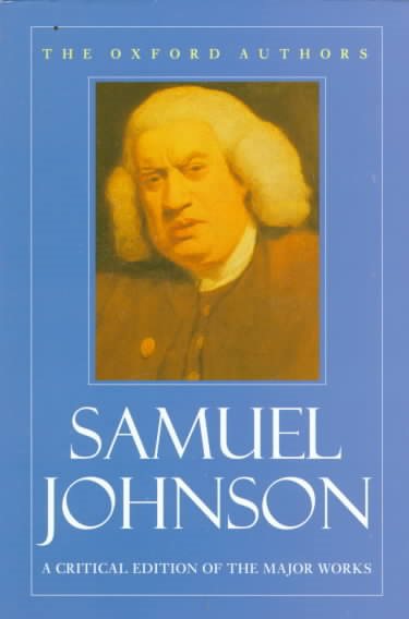 Samuel Johnson (The Oxford Authors) cover
