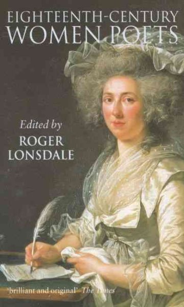 Eighteenth Century Women Poets: An Oxford Anthology cover
