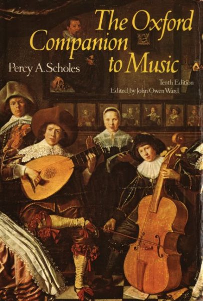 The Oxford Companion to Music cover