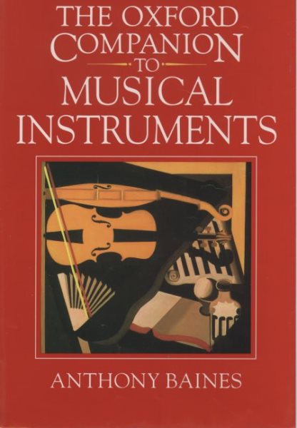 The Oxford Companion to Musical Instruments cover