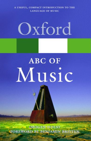 An ABC of Music (Oxford Quick Reference) cover