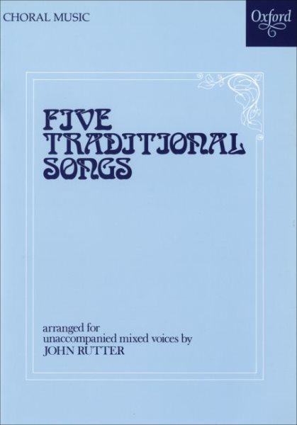 Five Traditional Songs: Vocal score cover