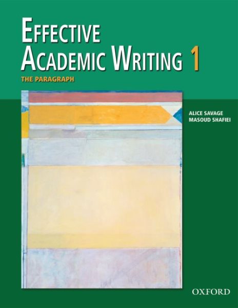 Effective Academic Writing, Vol. 1: The Paragraph cover