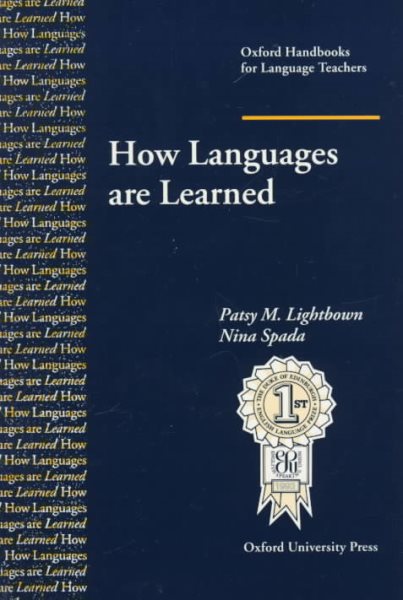 How Languages Are Learned (Oxford Handbooks For Language Teachers) (Spanish Edition) cover