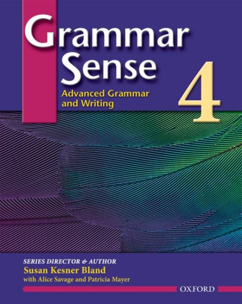 Grammar Sense 4: Advanced Grammar and Writing cover