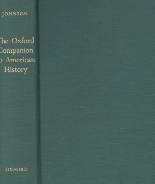 The Oxford Companion to American History cover