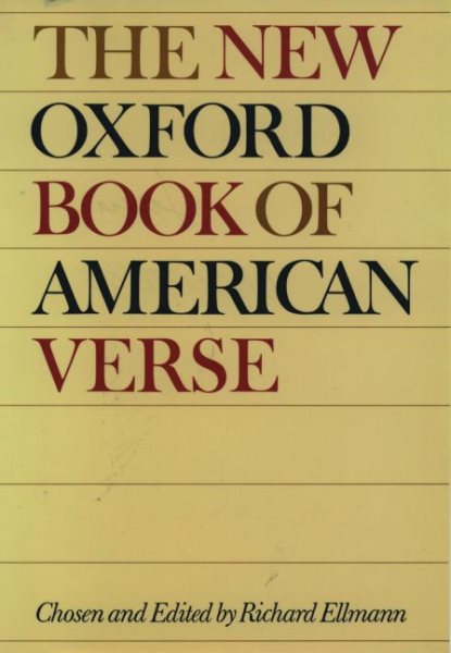 The New Oxford Book of American Verse (Oxford Books of Verse) cover