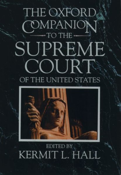 The Oxford Companion to the Supreme Court of the United States cover