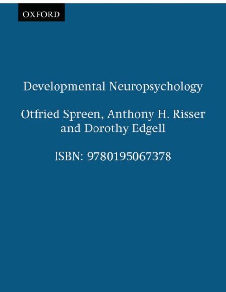Developmental Neuropsychology cover